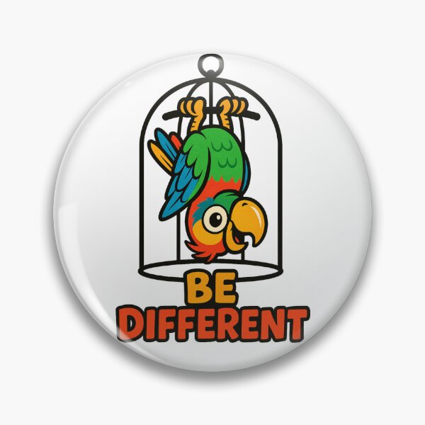 Item preview, Be Different Colorful Parrot Funny Bird Tropical Animal designed and sold by Genius Geek.