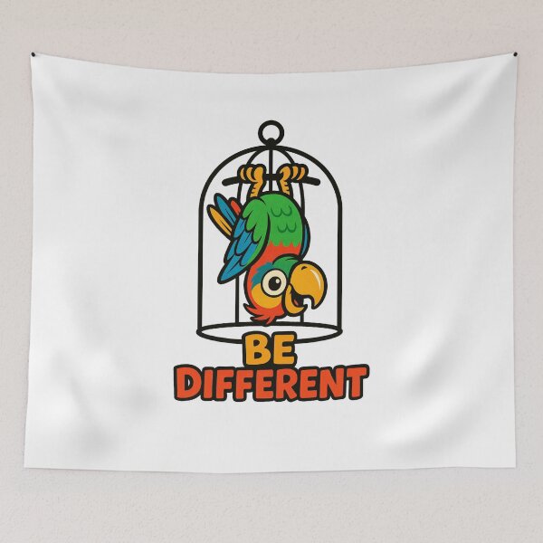 Item preview, Be Different Colorful Parrot Funny Bird Tropical Animal designed and sold by Genius Geek.