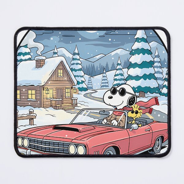 Item preview, Snoopy Night Drive Winter designed and sold by ChaotiCreaters.