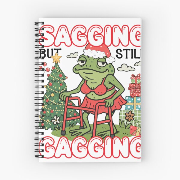 Item preview, Sagging But Still Gagging Christmas Frog designed and sold by ANTHOWILLIA.