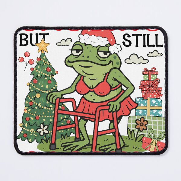 Item preview, Sagging But Still Gagging Christmas Frog designed and sold by ANTHOWILLIA.
