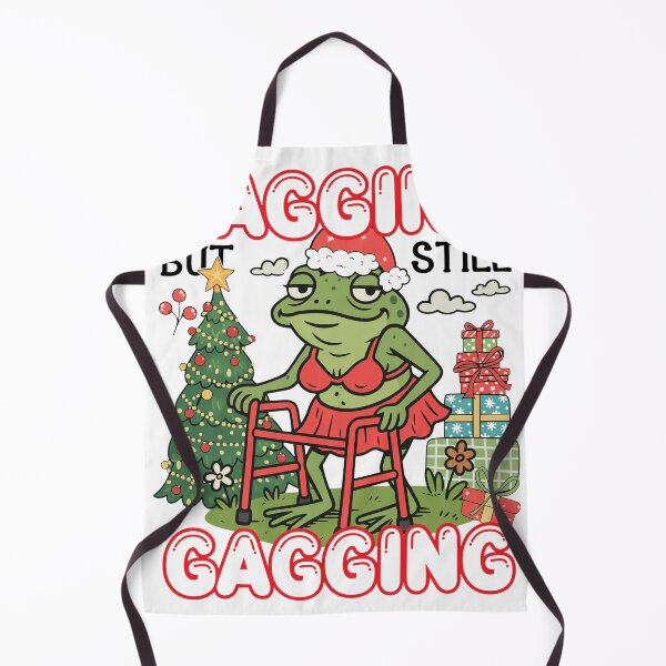 Item preview, Sagging But Still Gagging Christmas Frog designed and sold by ANTHOWILLIA.