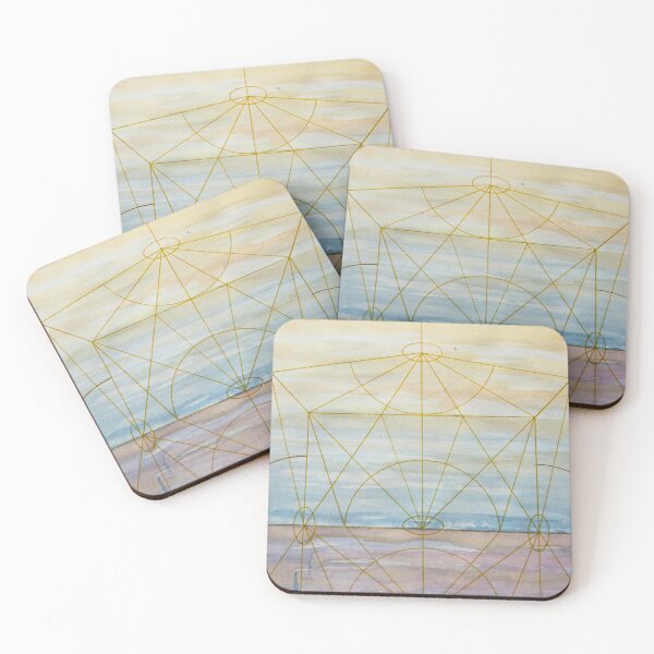 Item preview, Architecture of the Horizon, Pastel Geometric Landscape designed and sold by ArithraStudio.