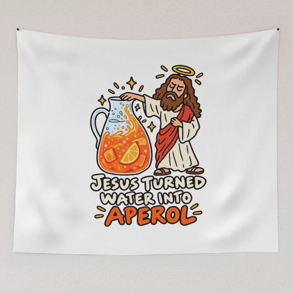 Item preview, Jesus Turned Water Into Aperol designed and sold by MonkiFlipp.