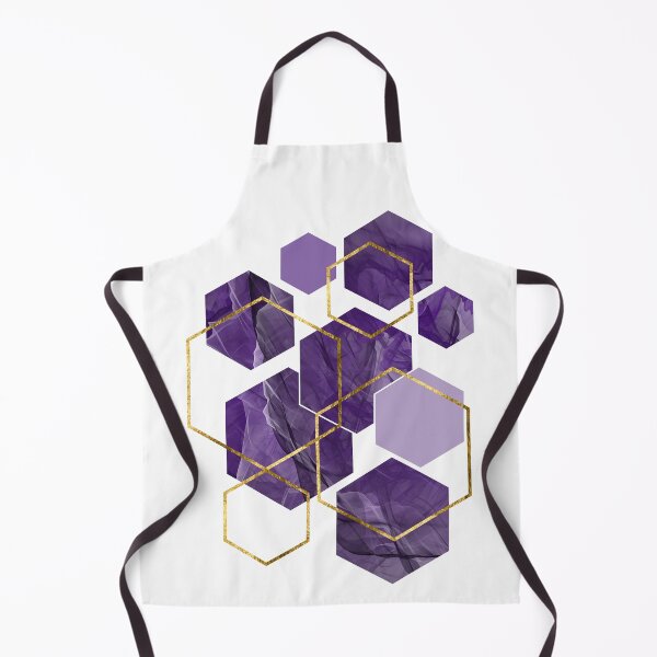 Aperçu de l'œuvre Violet Hexagonal Moderne créée et vendue par Shapes-Mania.