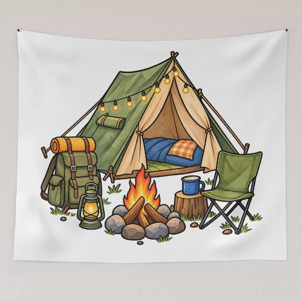 Item preview, Camping Tent  designed and sold by GraphicsClub.