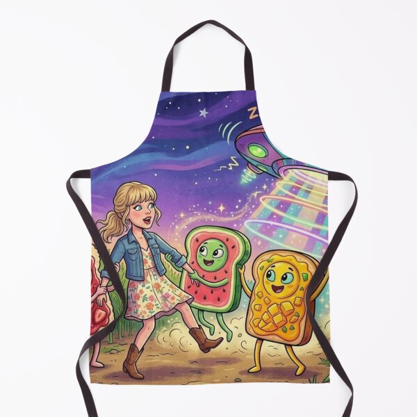 Item preview, Animated Taylor Swift Abducted by Fruit Toast Aliens designed and sold by Uniqueartai.