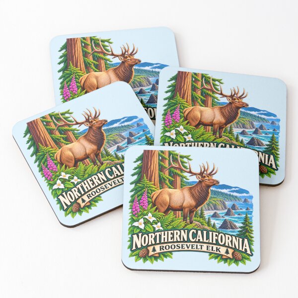 Item preview, Northern California, Roosevelt Elk, Redwood Country  designed and sold by Myra365Art.
