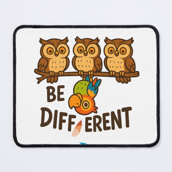 Item preview, Be Different Owls Funny Bird Animal designed and sold by Genius Geek.