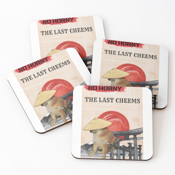 Item preview, No Horny The Last Cheems Samurai Poster Art designed and sold by ANTHOWILLIA.