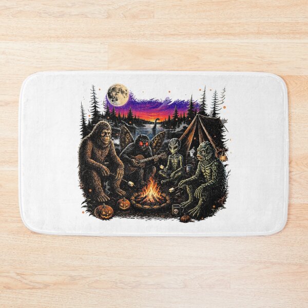 Item preview, Cryptid Camping Bigfoot designed and sold by WilfRedokry-21.