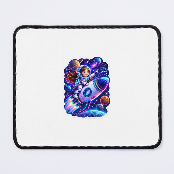 Item preview, Sticker for kids shirt  with space theme  designed and sold by Nmnml.
