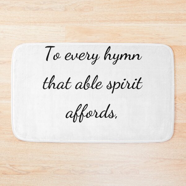 Item preview, “To every hymn that able spirit affords,” - handwriting black designed and sold by ariksworld.