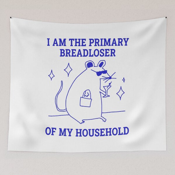 Item preview, Primary Breadloser Rat with Sunglasses Holding Drink designed and sold by ANTHOWILLIA.