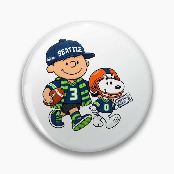 Item preview, Charlie Brown Snoopy Seattle Game Day designed and sold by StreetArtDecal.