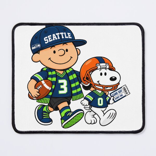 Item preview, Charlie Brown Snoopy Seattle Game Day designed and sold by StreetArtDecal.