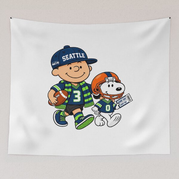 Item preview, Charlie Brown Snoopy Seattle Game Day designed and sold by StreetArtDecal.