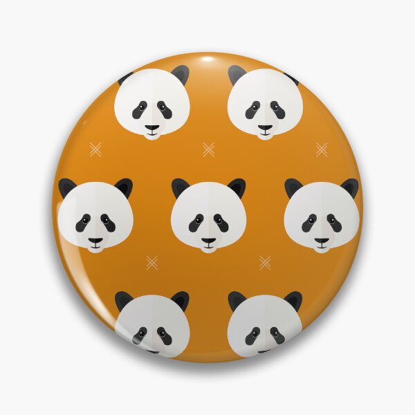 Item preview, Panda heads on orange designed and sold by reneesillus.