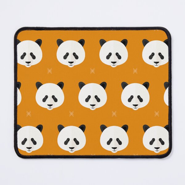 Item preview, Panda heads on orange designed and sold by reneesillus.