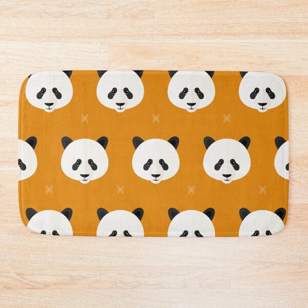 Item preview, Panda heads on orange designed and sold by reneesillus.
