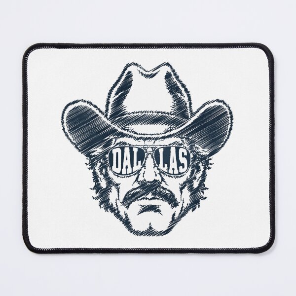 Item preview, Dallas Retro Cowboy Hat Sunglasses Sketch designed and sold by HombyJakson.