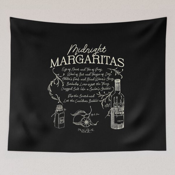 Item preview, Practical Magic Midnight Margaritas Witch Recipe Vintage Graphic designed and sold by macpeterse.