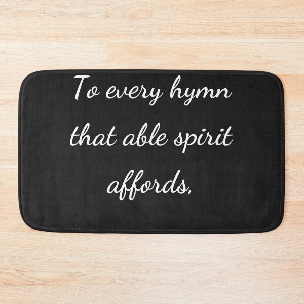 Item preview, “To every hymn that able spirit affords,” - handwriting white designed and sold by ariksworld.