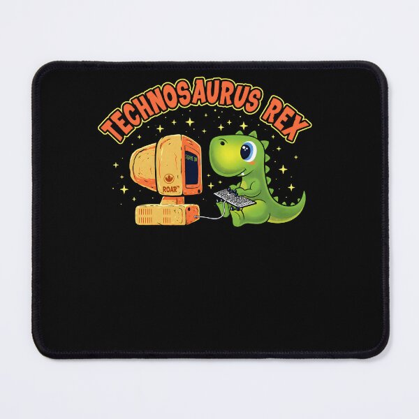 Item preview, Technosaurus Rex Dinosaur Computer Gamer designed and sold by KatieThomShop.
