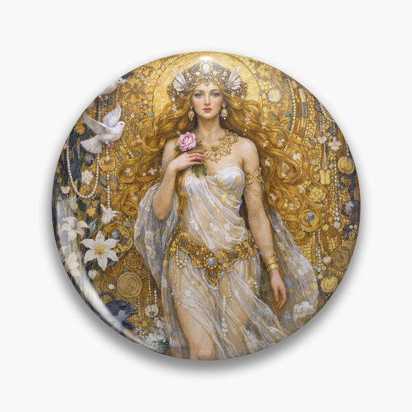 Item preview, Aphrodite Painting – Goddess of Love and Beauty designed and sold by GalleryKauffeld.