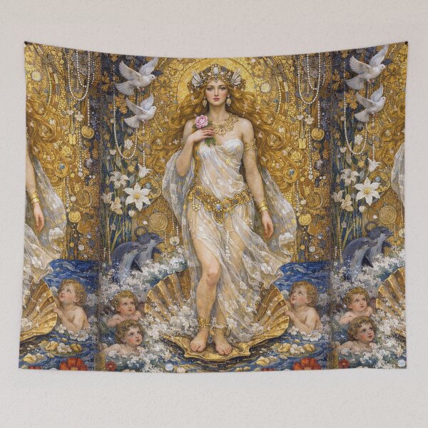 Item preview, Aphrodite Painting – Goddess of Love and Beauty designed and sold by GalleryKauffeld.