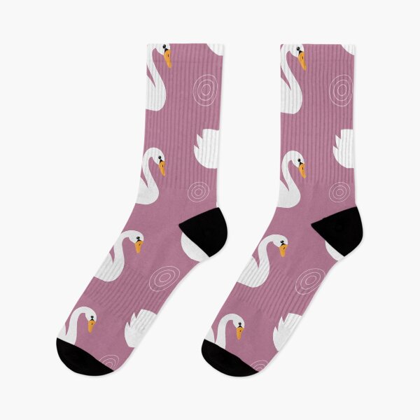 Item preview, Swans on purple designed and sold by reneesillus.