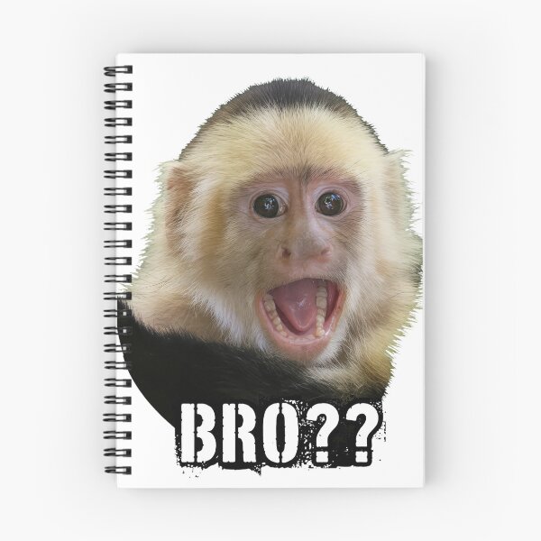 Item preview, Bro Monkey Reaction Surprise Face designed and sold by ANTHOWILLIA.
