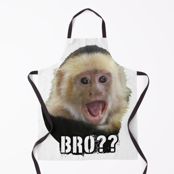 Item preview, Bro Monkey Reaction Surprise Face designed and sold by ANTHOWILLIA.