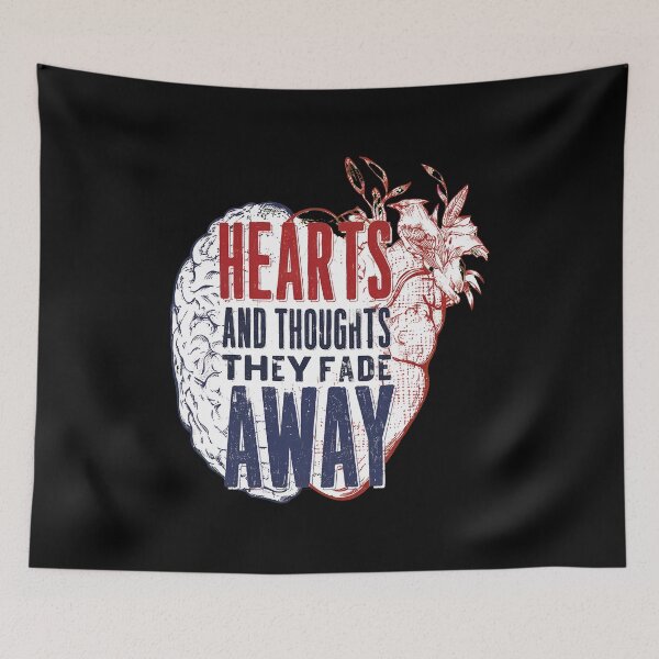 Item preview, Hearts and Thoughts Fade Away Brain Heart Art designed and sold by CAMEROARMANDO.