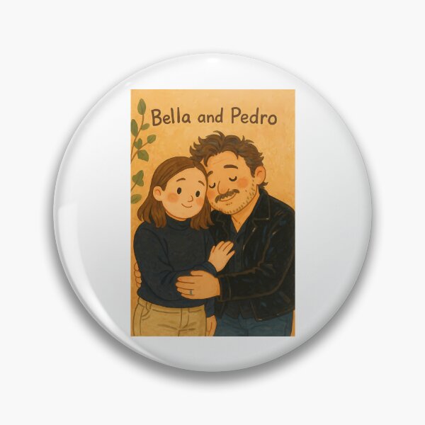 Item preview, Drawing By Pedro Pascal And Bella Ramsey designed and sold by brycegeorg.
