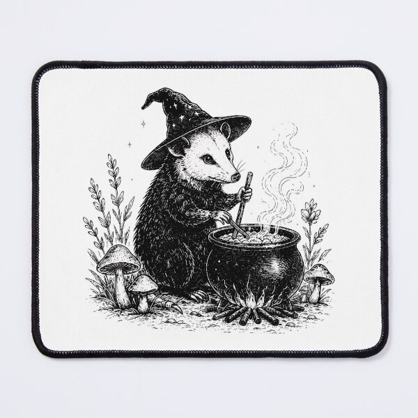 Item preview, Witch Opossum Possum Wizard designed and sold by WilfRedokry-21.
