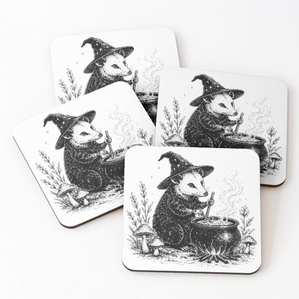 Item preview, Witch Opossum Possum Wizard designed and sold by WilfRedokry-21.
