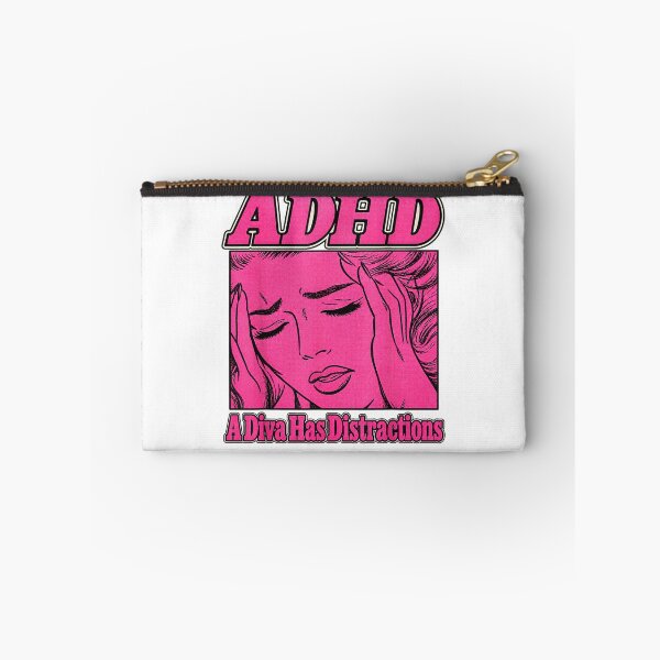 Item preview, ADHD A Diva Has Distractions Funny Retro Diva designed and sold by HarinDonreka.