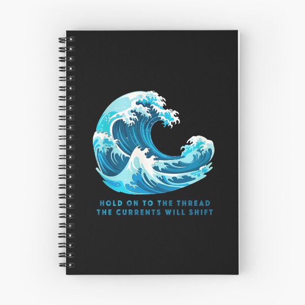 Item preview, Hold On To The Thread Ocean Wave Quote designed and sold by CAMEROARMANDO.