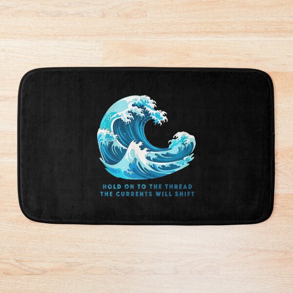 Item preview, Hold On To The Thread Ocean Wave Quote designed and sold by CAMEROARMANDO.