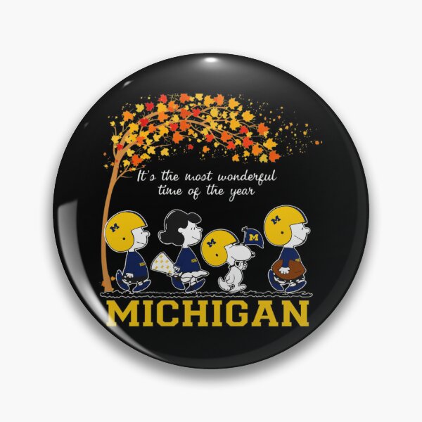 Item preview, Wonderful Time Michigan Wolverines Peanuts Autumn designed and sold by StreetArtDecal.