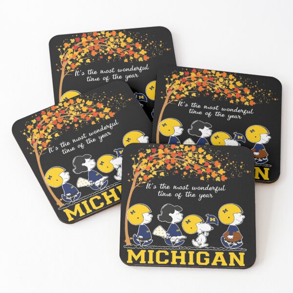 Item preview, Wonderful Time Michigan Wolverines Peanuts Autumn designed and sold by StreetArtDecal.