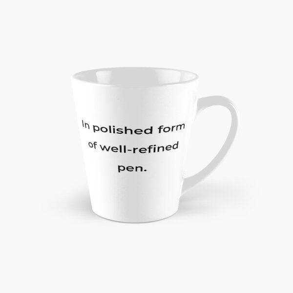 Item preview, “In polished form of well-refined pen.” - print black designed and sold by ariksworld.