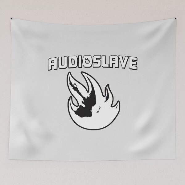 Item preview, AUDIOSLAVE Flaming Face Rock Band Graphic designed and sold by CAMEROARMANDO.