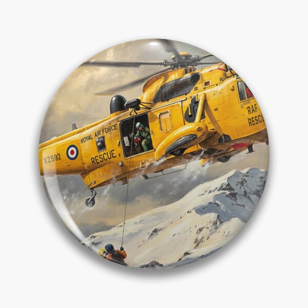 Item preview, RAF Sea King Mountain Rescue Illustration designed and sold by Airpower Art.