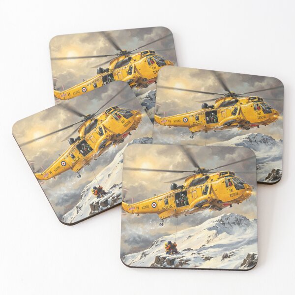 Item preview, RAF Sea King Mountain Rescue Illustration designed and sold by Airpower Art.