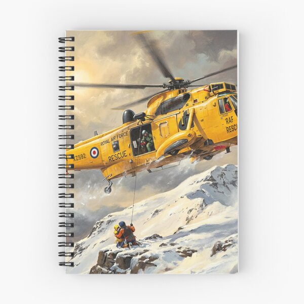 Item preview, RAF Sea King Mountain Rescue Illustration designed and sold by Airpower Art.