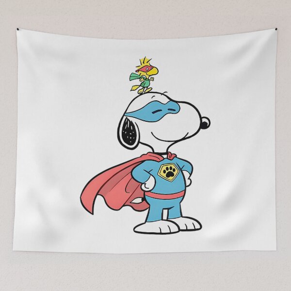 Item preview, Superhero Snoopy And Woodstock designed and sold by ChaotiCreaters.