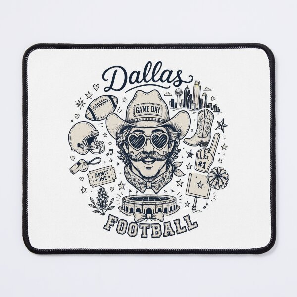 Item preview, Dallas Football Game Day Retro Style designed and sold by Treichel1985.