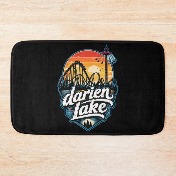 Item preview, Darien Lake New York Retro Travel designed and sold by TomFrontierArt.